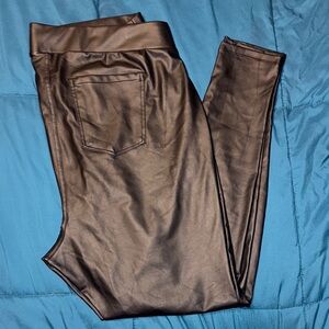 Torrid Black Faux Leather Pants